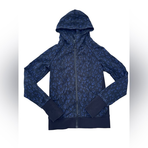 Lululemon Scuba Hoodie III Terry Jacket Pitter Patter Women’s Size 4 - Picture 1 of 11